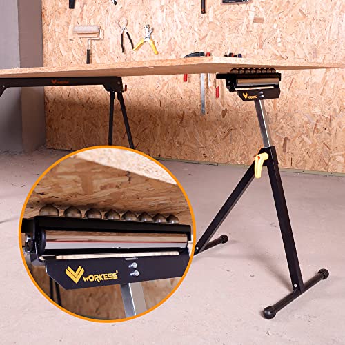 Roller Support Stand 132 Lbs Load Capacity Twin Pack P495