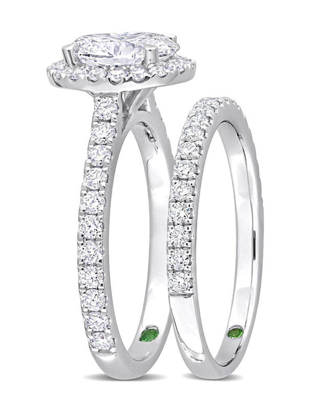 14k White Gold Lab-Grown Diamond Engagement Ring I60835