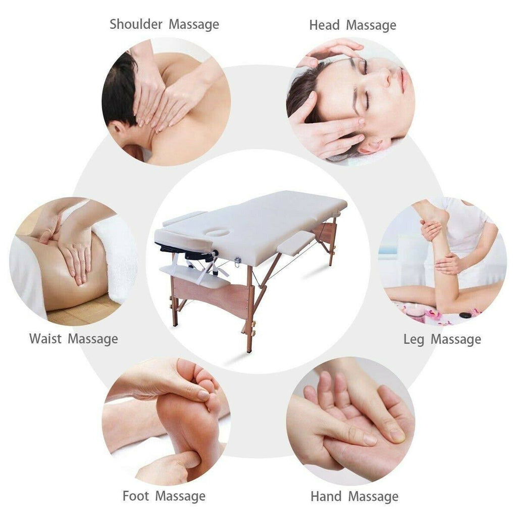 Black Massage Table with Carry Case A744545