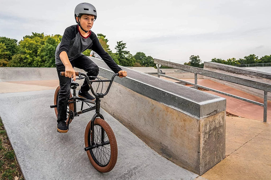 20-Inch Steel Frame Black BMX Bike F891386
