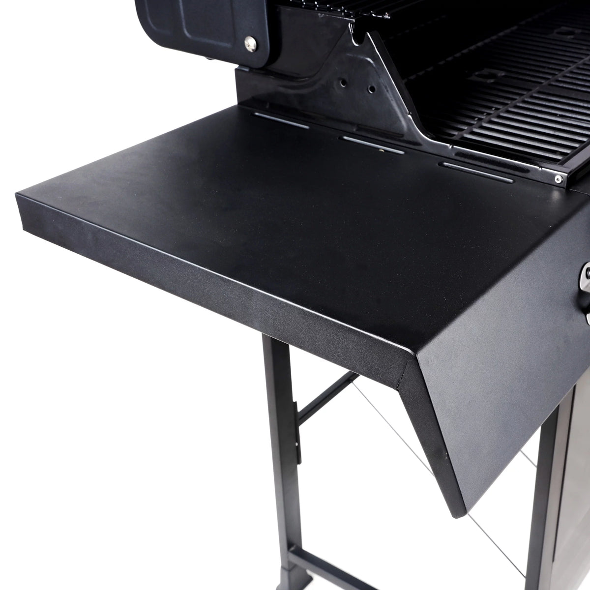 4-Burner Propane Gas Grill with Side Burner, Stainless Steel & Black J99262