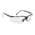 Printed Wrap Around Safety Glasses with Clear Lens A8002