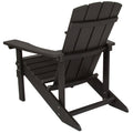 All-weather Poly Resin Wood Outdoor Adirondack Chair Set of 4 Slate Gray L825925