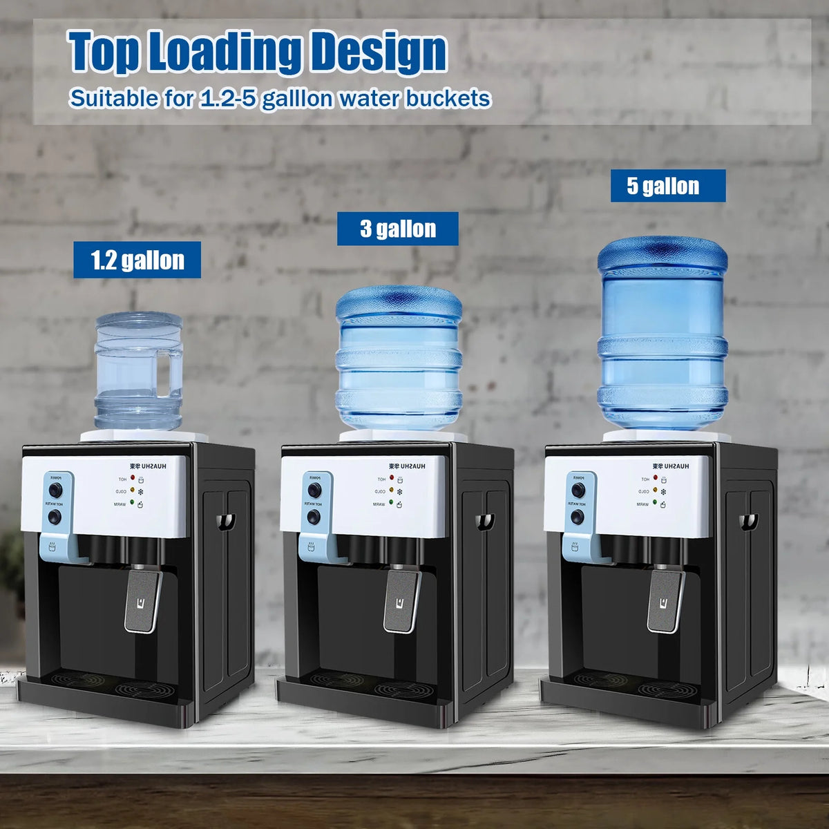 Electric Countertop Hot and Cold Water Dispenser Q157