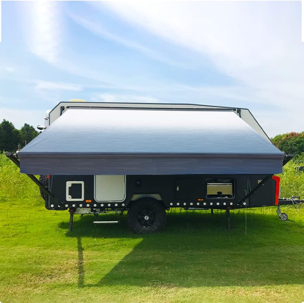 20 Feet Black Vinyl RV Awning Replacement U4994