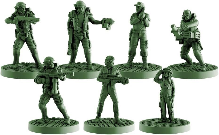 Board Game with Figures and Paints Bundle W17295
