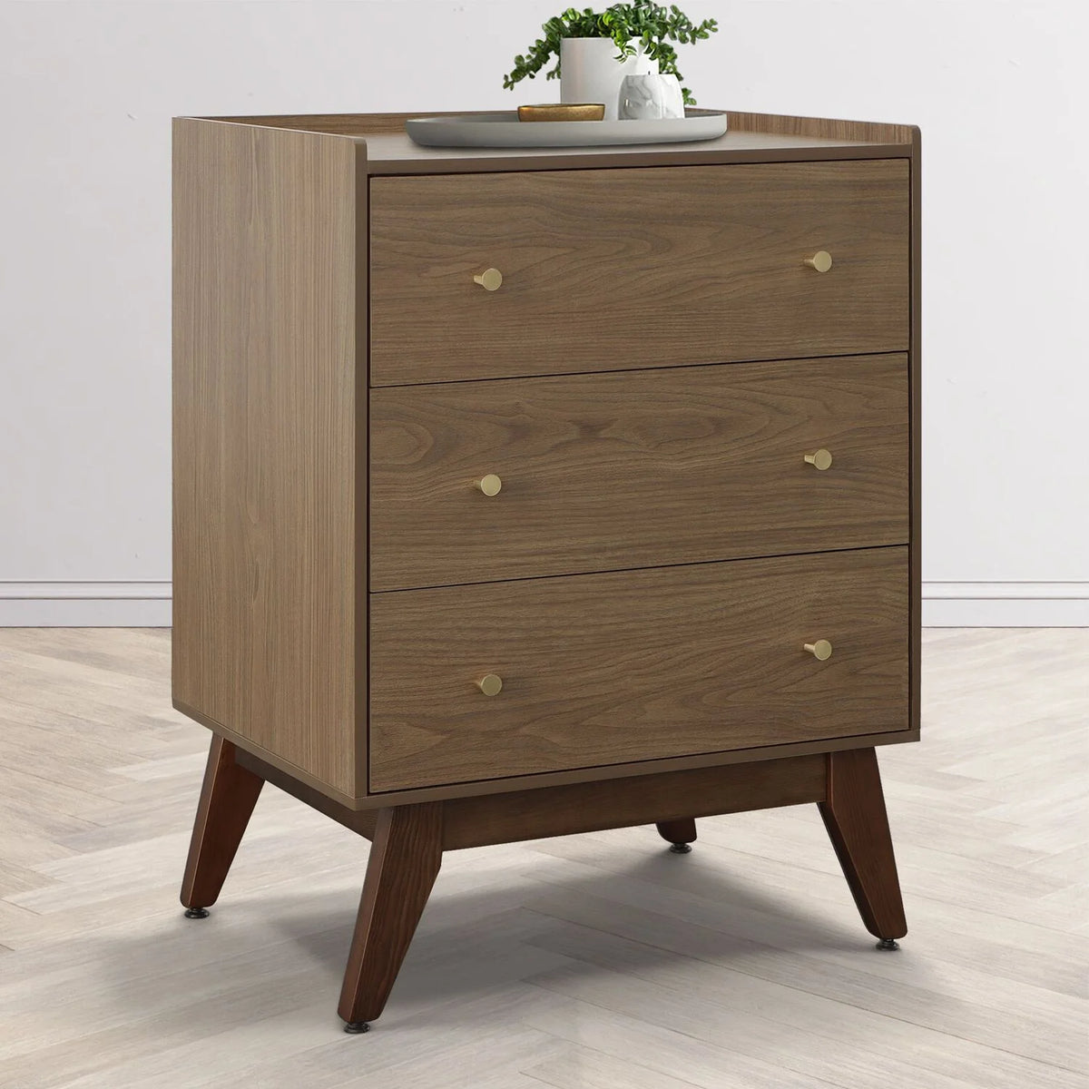 3 Drawer Chest in Walnut D782082