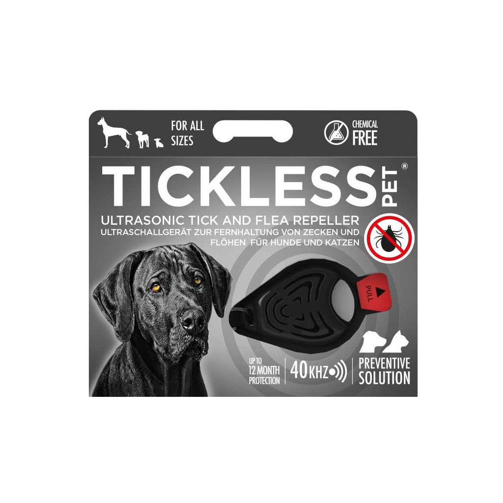 Ultrasonic Tick and Flea Repeller Black Z9204