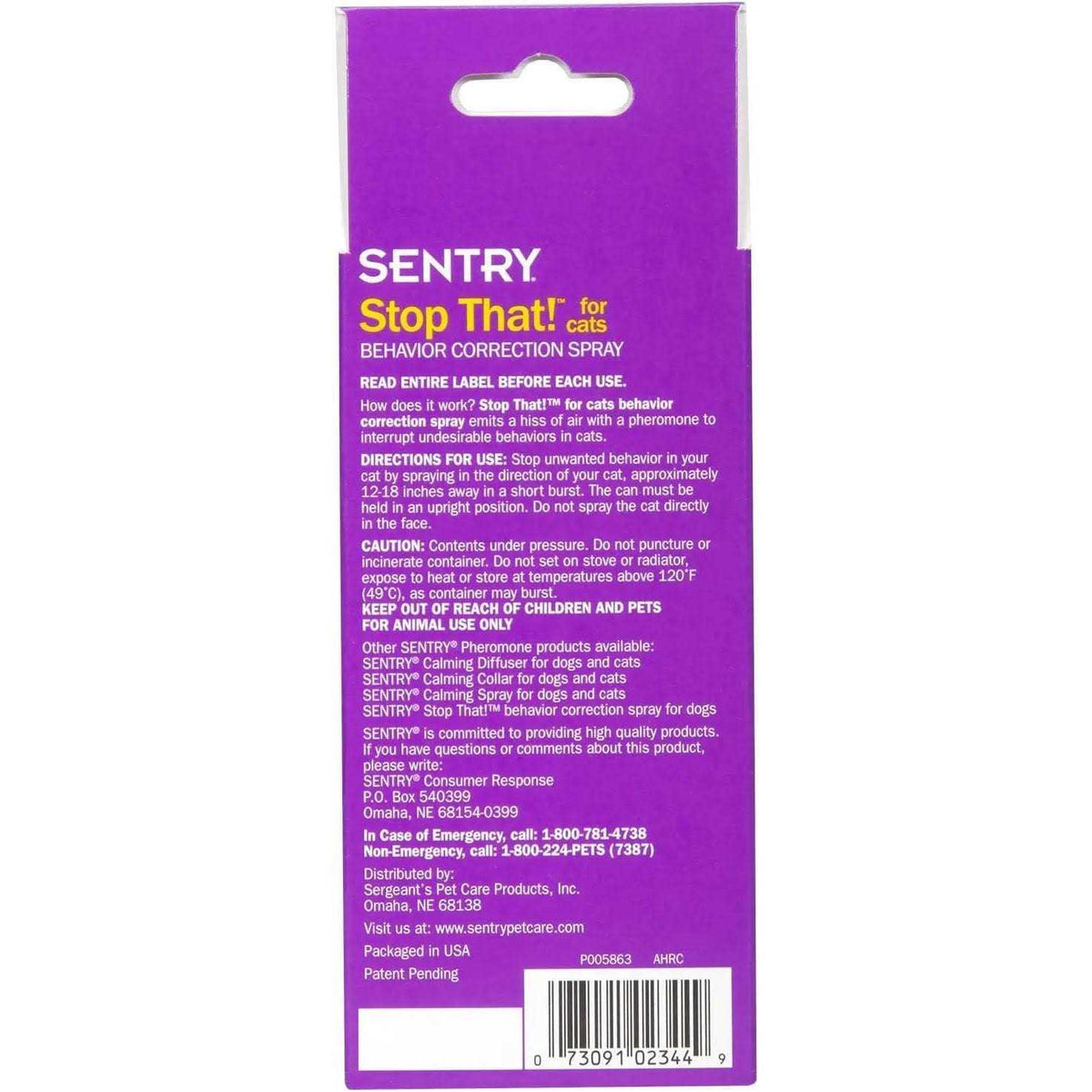 Pet Bad Behavior Spray for Cats A2704