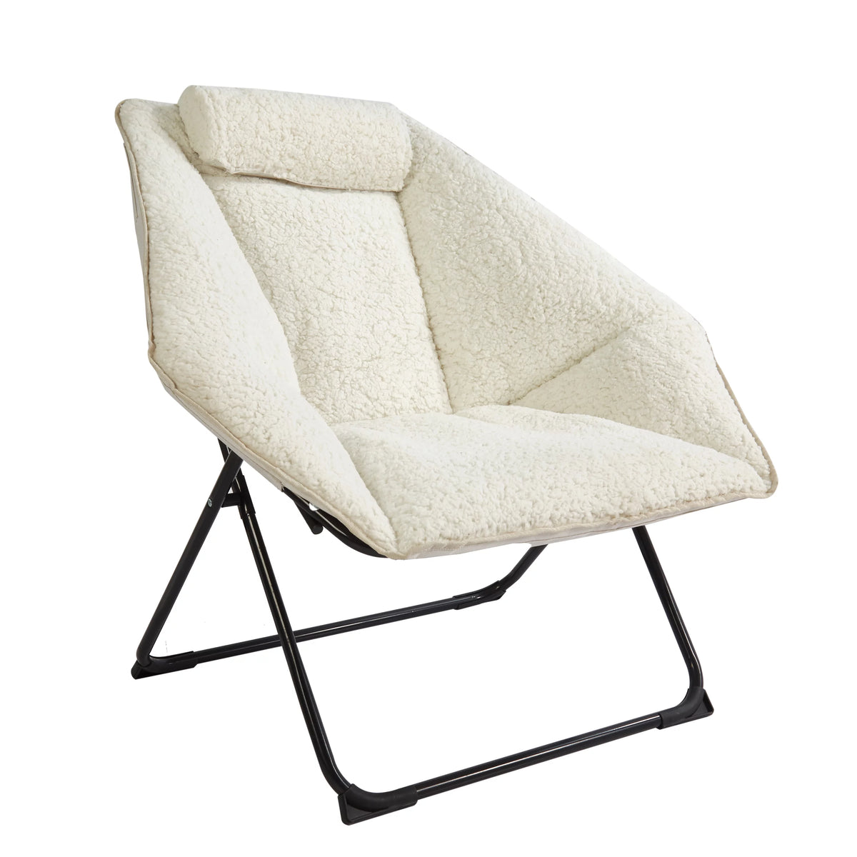 Folding Hex Chair White Z11402