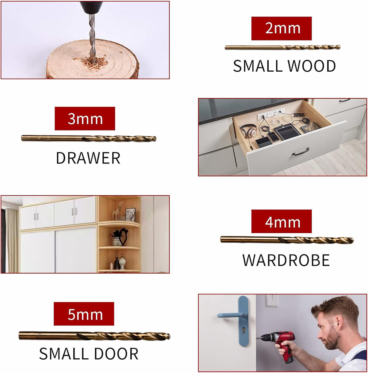 14-Piece Aluminum Alloy Cabinet Handle Template Jig Tool V434