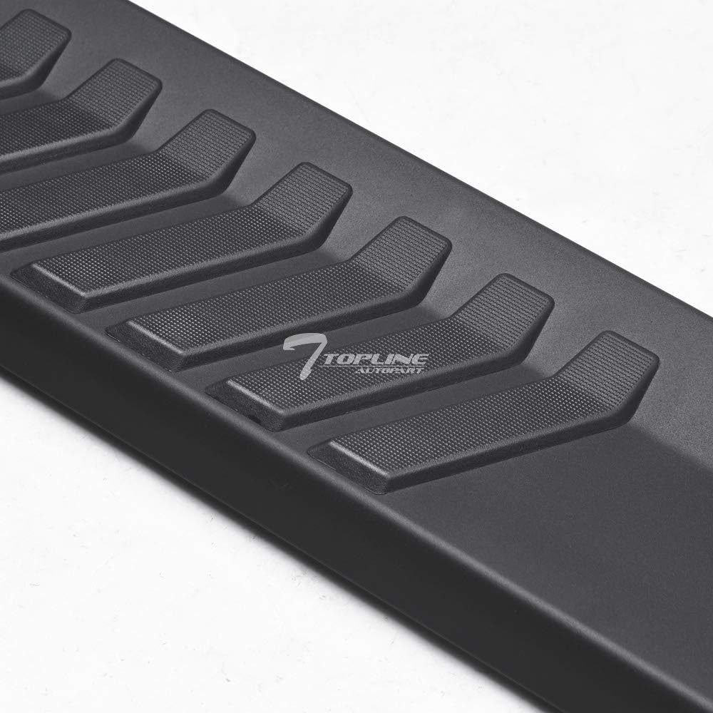 Matte Black Aluminum Side Step Rail Running Boards P8540