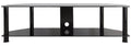 TV Stand with Cable Management, Black Y959