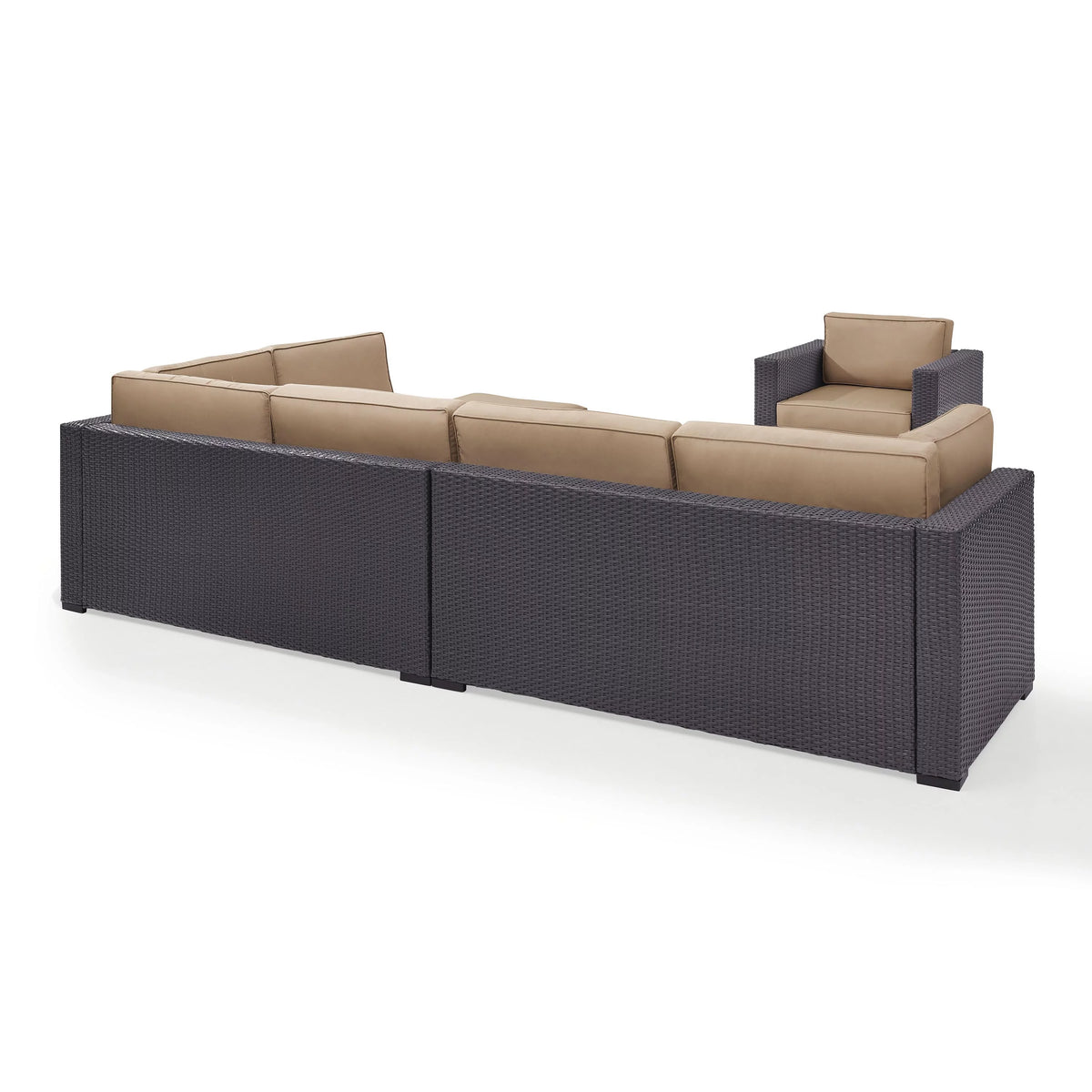 7 Person Outdoor Wicker Seating Set N712
