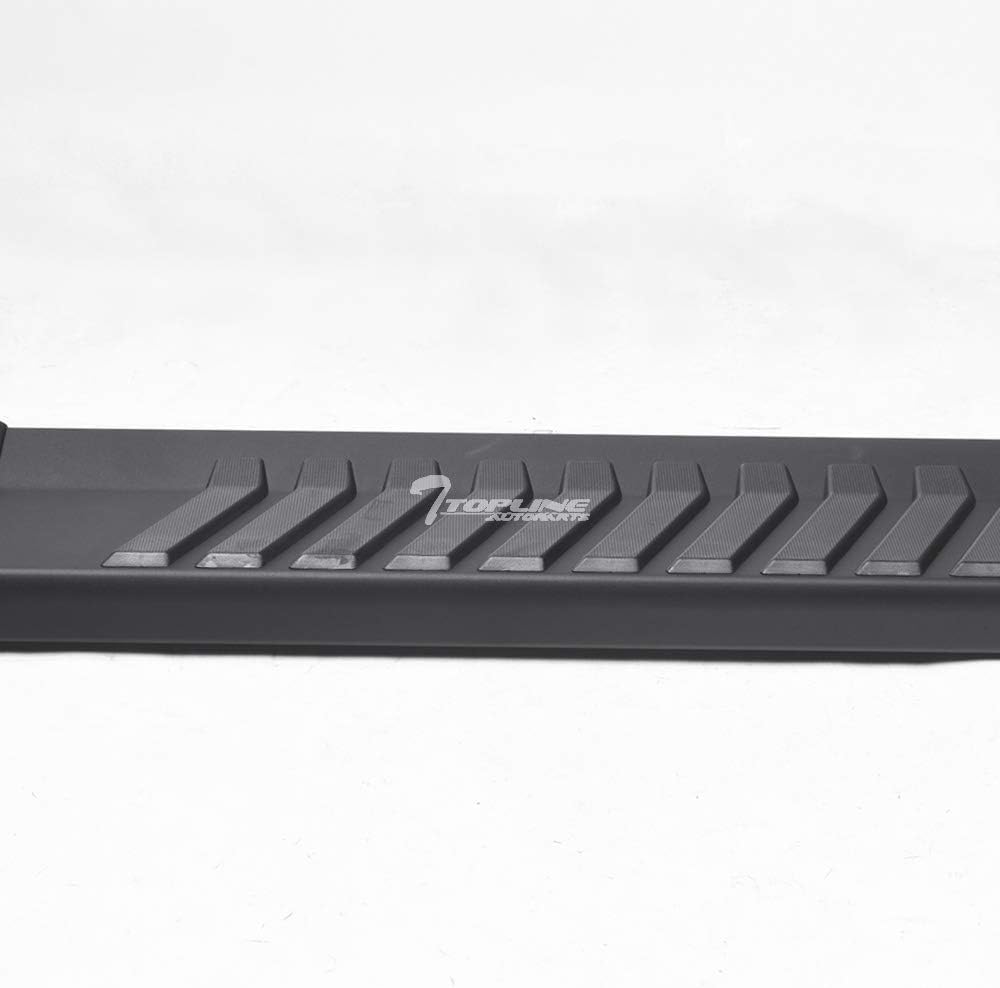 Matte Black Aluminum Side Step Rail Running Boards P8540