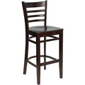 Ladder Back Wooden Bar Stool Z45397