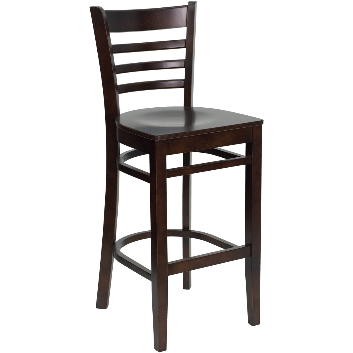 Ladder Back Wooden Bar Stool Z45397