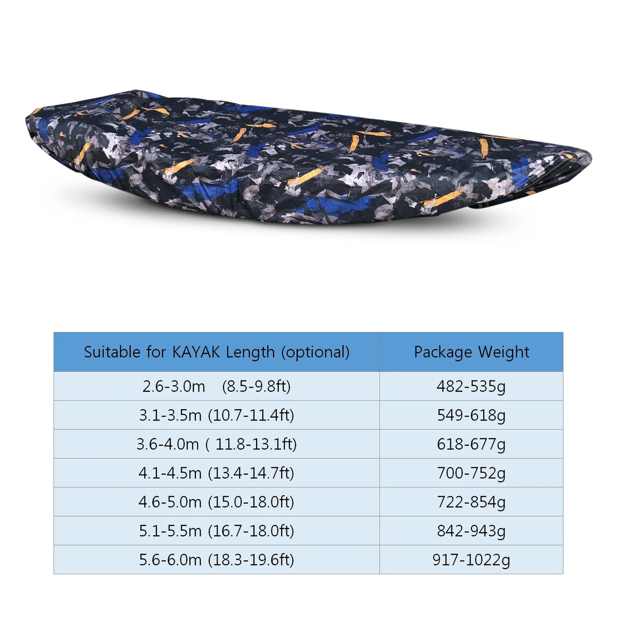 Waterproof Kayak Canoe Boat Cover C290