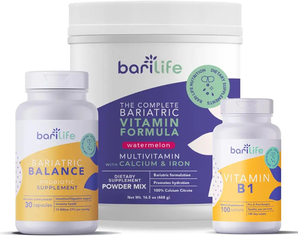 Watermelon Bariatric Multivitamin Powder and Probiotic Supplement U8097