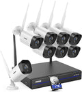 8CH Wireless Security Camera System with 1TB Hard Drive and 8 1440P Outdoor WiFi IP Cameras Z9892