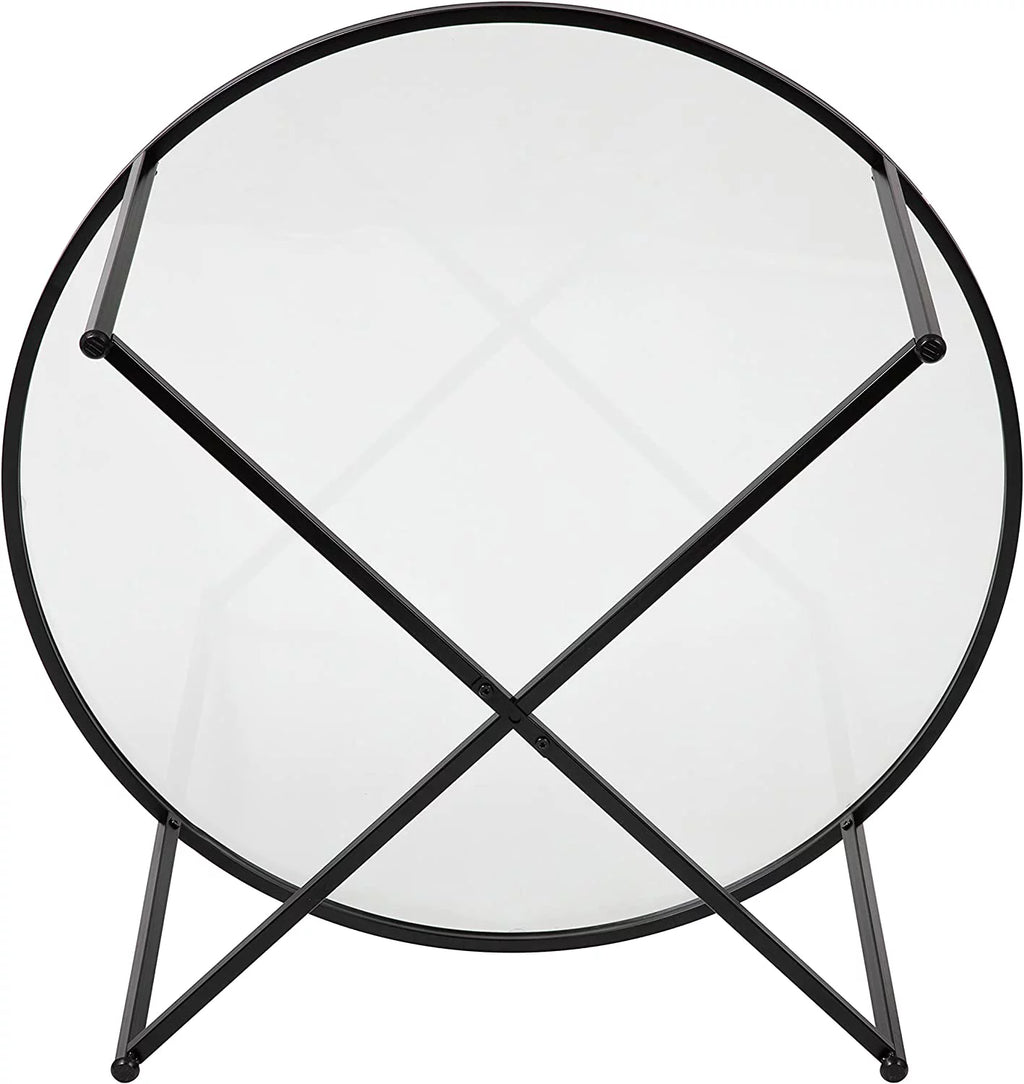 3 Piece Glass Top Occasional Table Set W64753