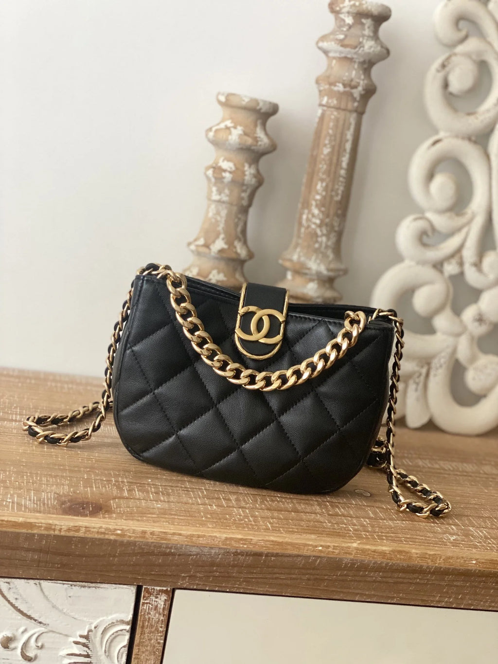 Small Hobo Bag Black G94477