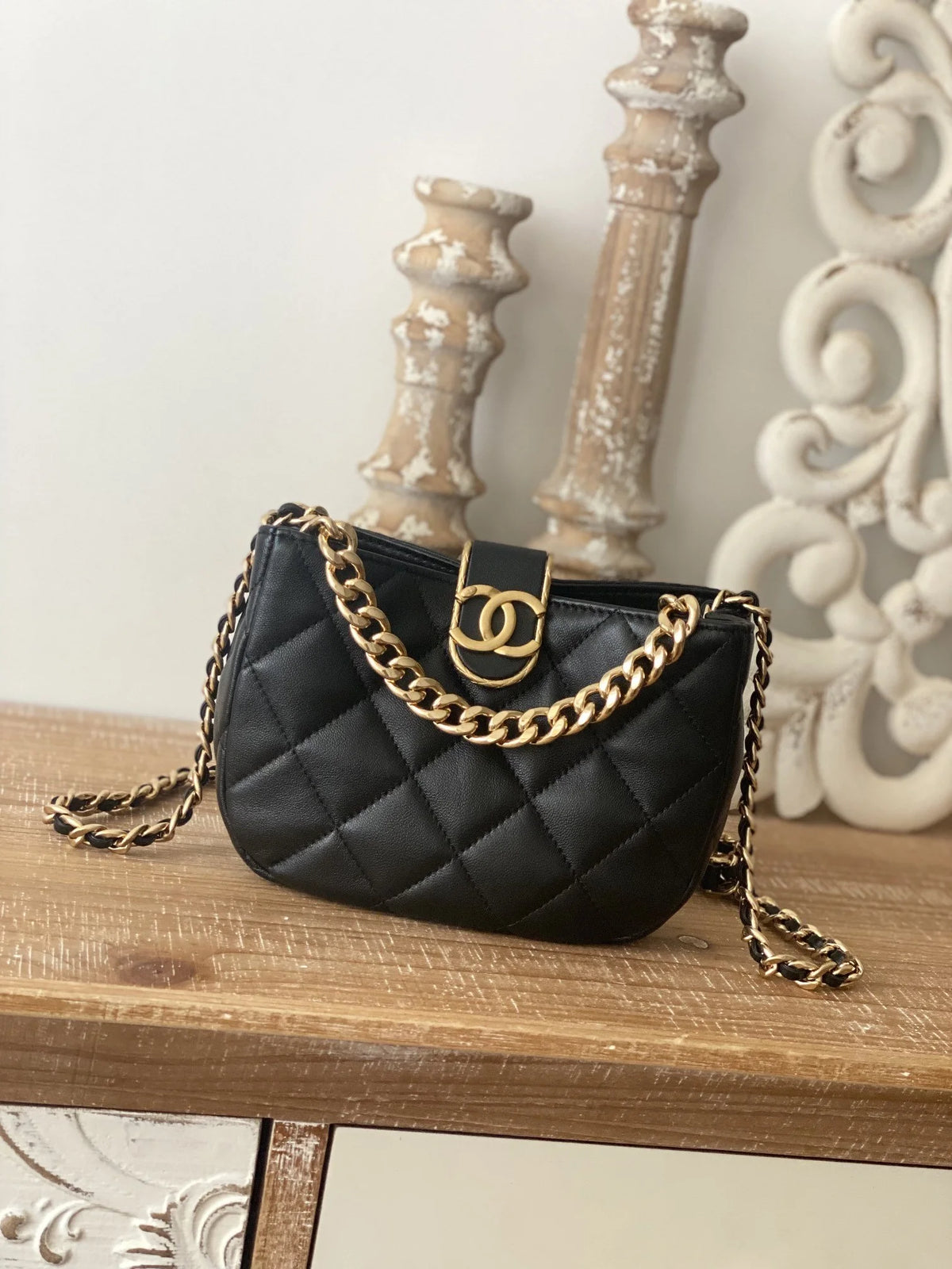 Small Hobo Bag Black G94477