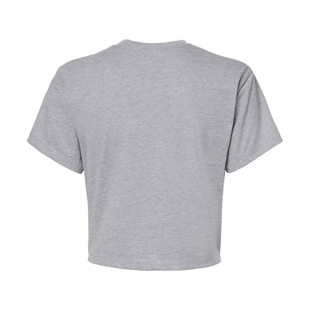 Juniors Cropped Cotton Blend T-Shirt F788