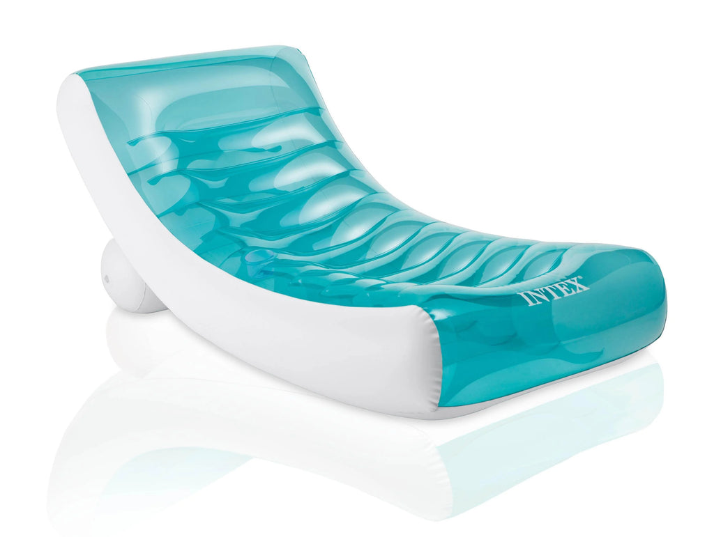4 Pack Inflatable Pool Floating Raft with Cupholder T57512