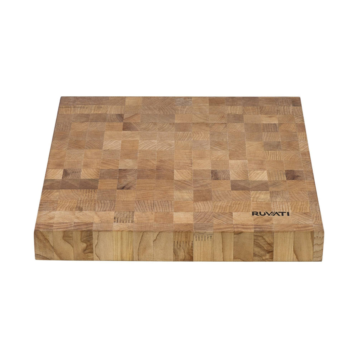 17 x 16 x 2 inch Thick End-Grain American Maple Solid Wood Cutting Board G4834