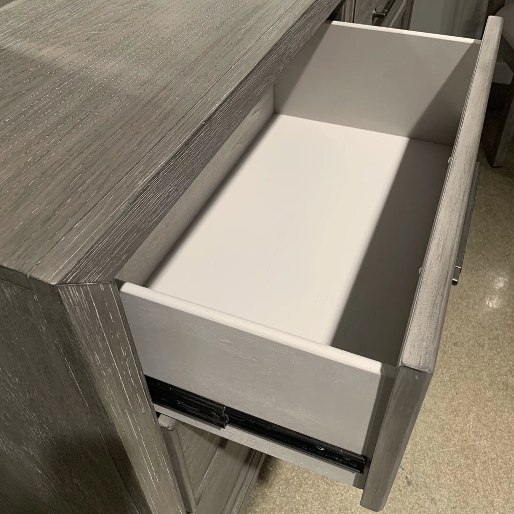 Gray Wood 6 Drawers Dresser J57233