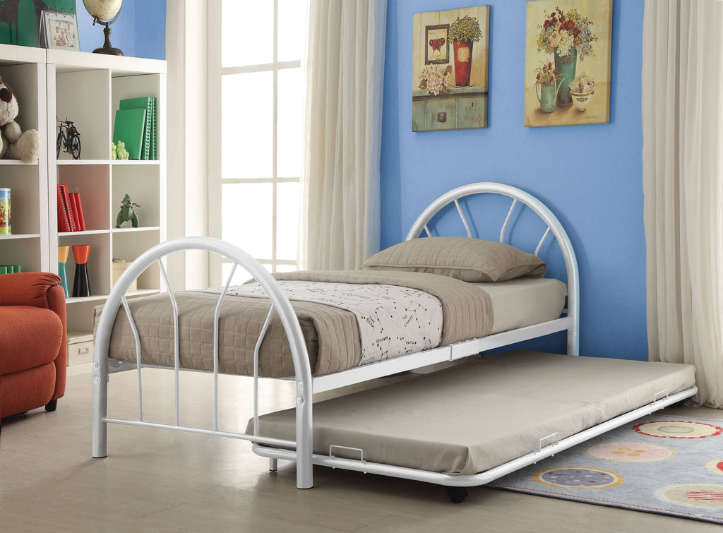 White Twin Trundle U771449