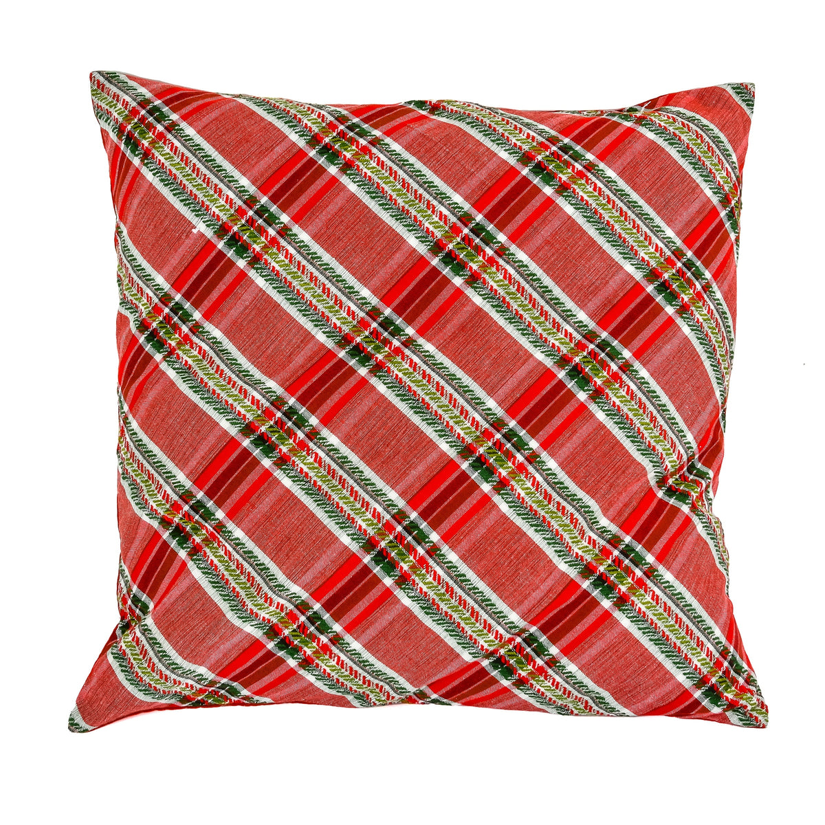 Square Plaid Pillow D91990
