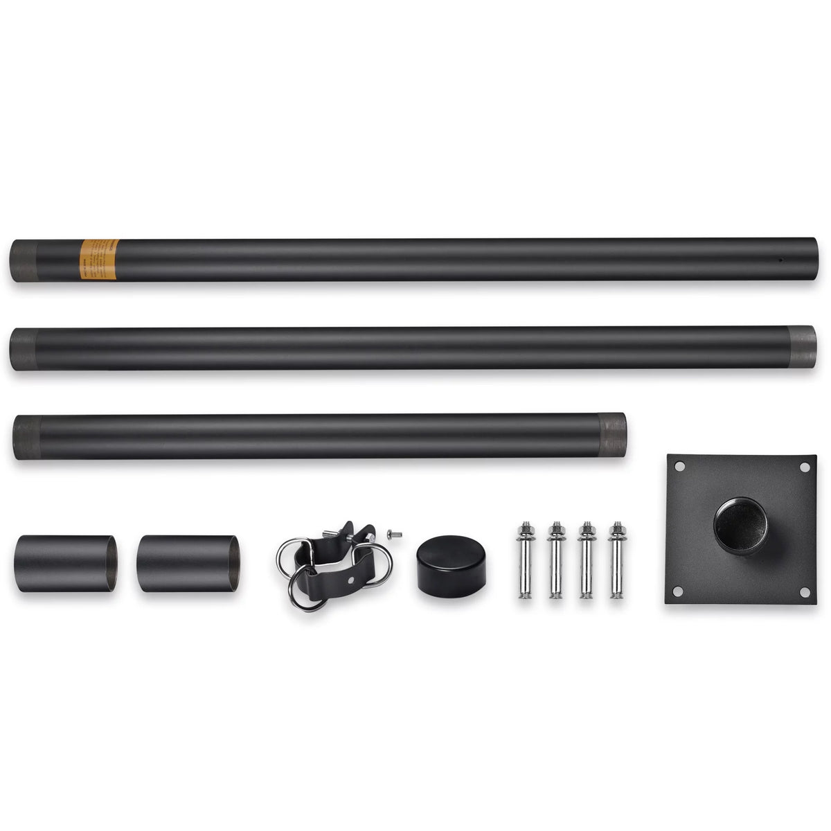 10Ft Black Shade Sail Pole E15402