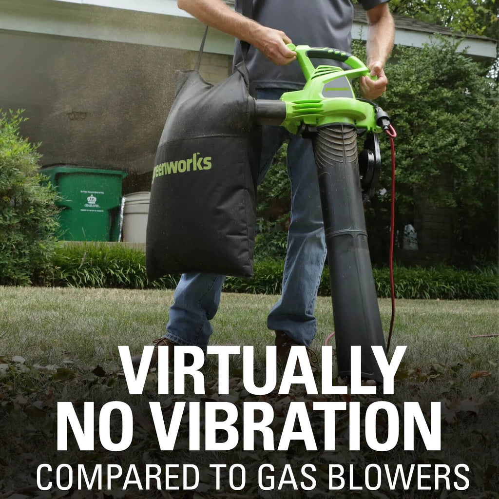 12 Amp 375 CFM Corded Electric Leaf Blower/Mulcher/Vacuum G7802