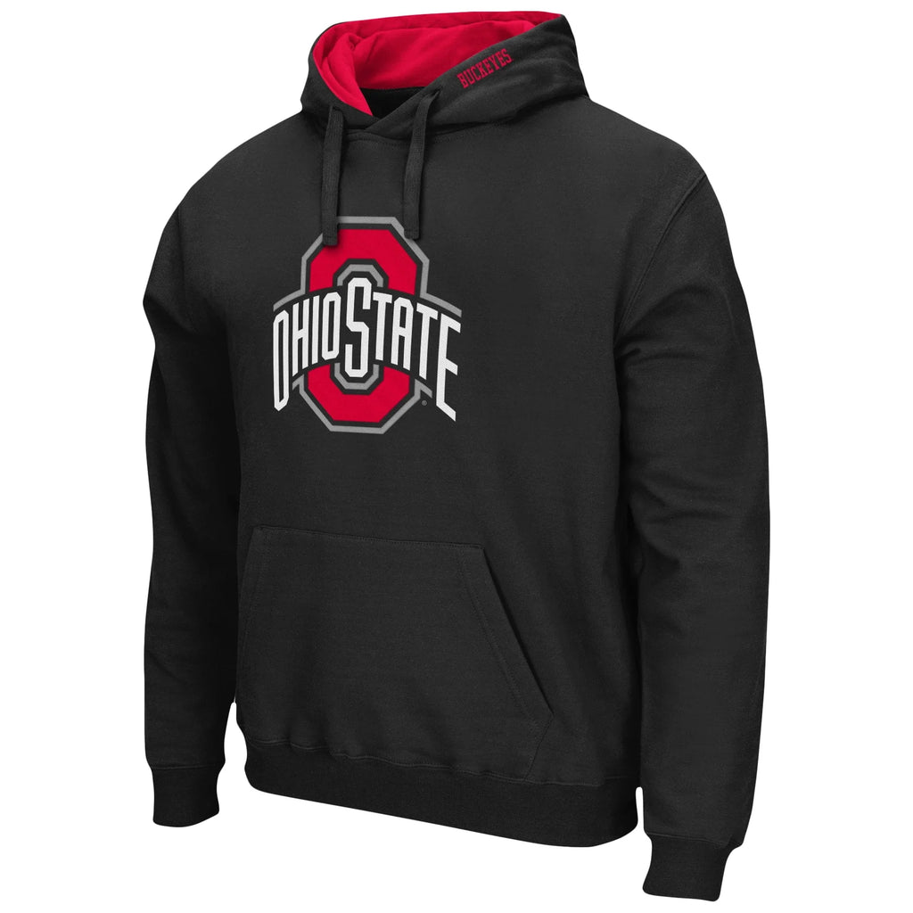 Men's Black Pullover Hoodie E4112