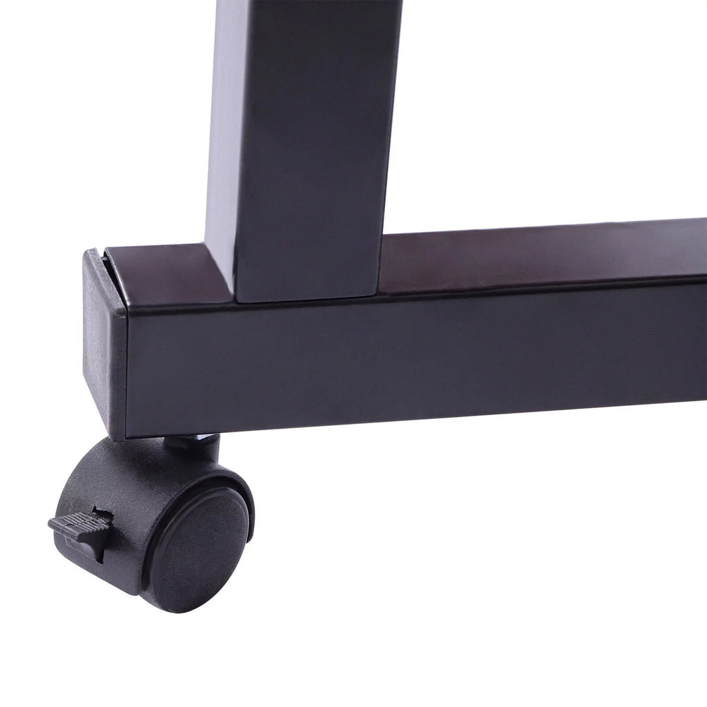 Height Adjustable Portable Mobile Side Table with Wheels M18200