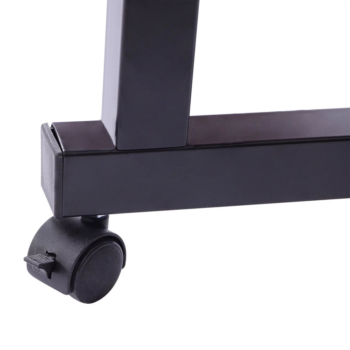 Height Adjustable Portable Mobile Side Table with Wheels M18200