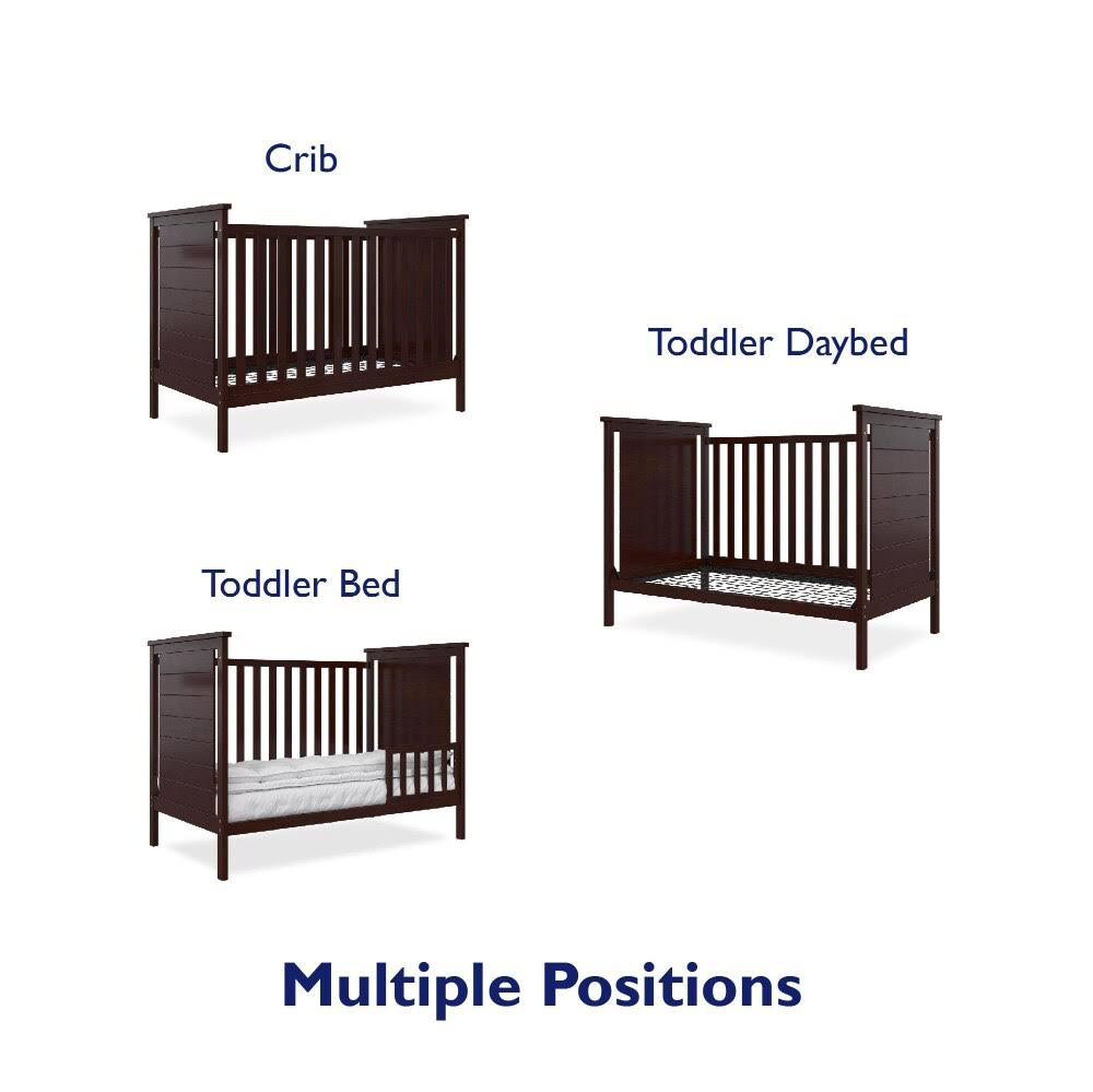 3 in 1 Convertible Crib, Espresso N285770