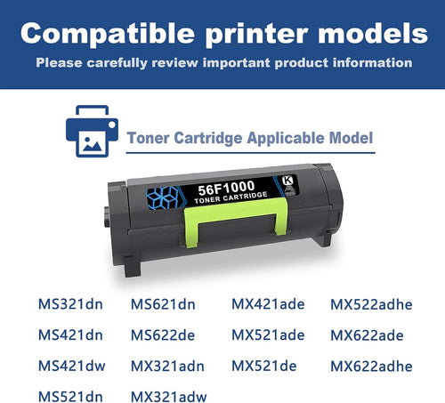 1 Pack Black Compatible Toner Cartridge J1396