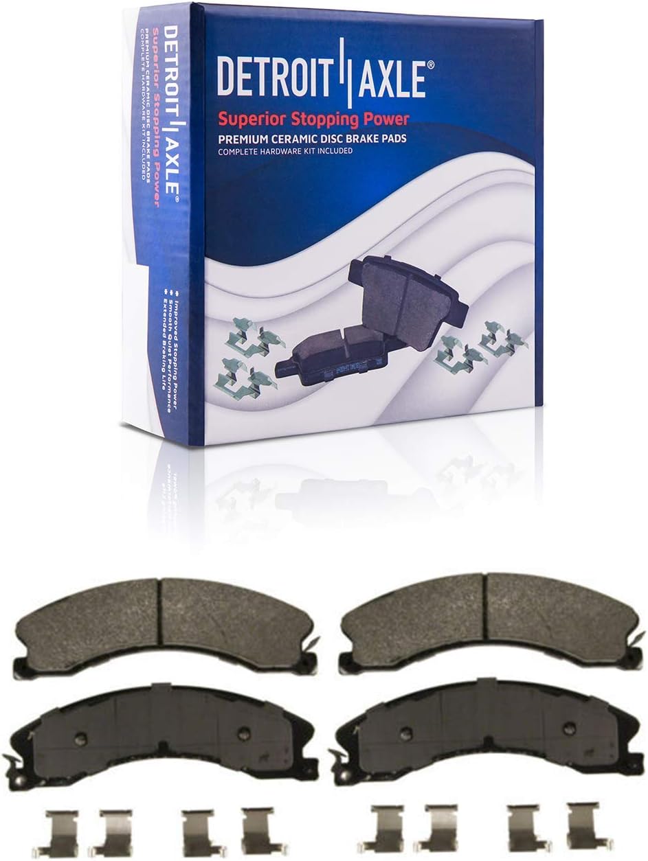Front Disc Rotors and Brake Pads 4pc Set W52230