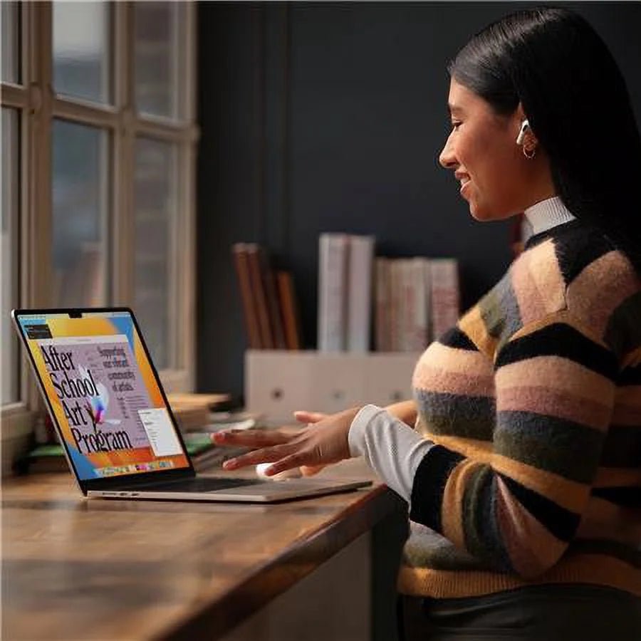 Mid 2023 MacBook Air 15.3" with Liquid Retina Display, M2 Chip, 24GB Memory, 1TB SSD, Midnight F7479