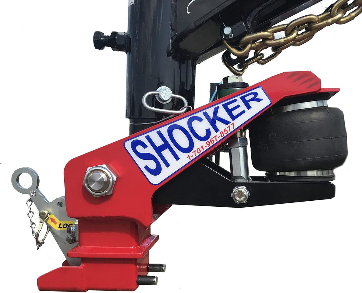 Round 4" Straight Pin 30K SL Gooseneck Air Hitch & Coupler R852