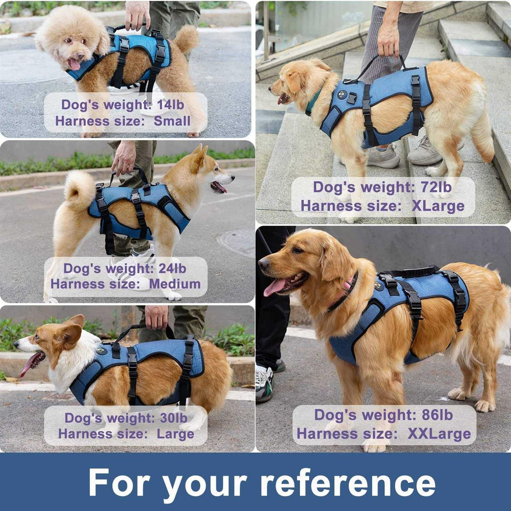Adjustable Breathable Dog Lift Harness U1994