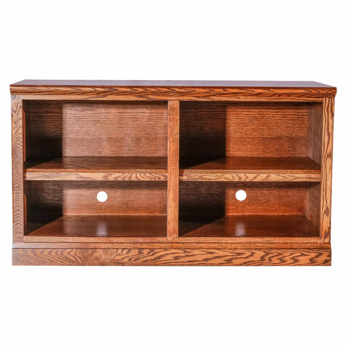 Mission TV Cart with Open Shelves Golden Oak, 42 in. X987427