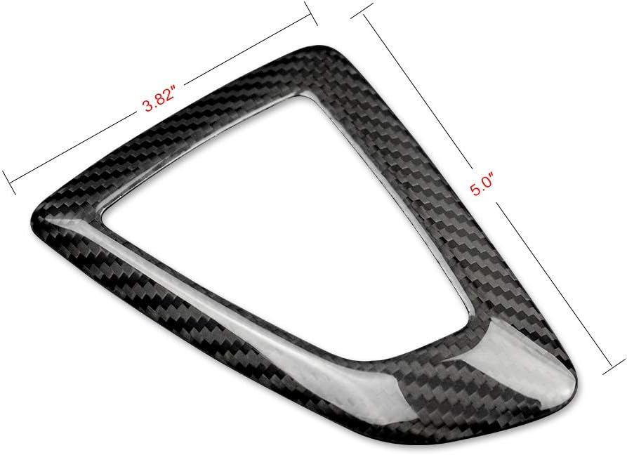 Carbon Fiber Gear Shift Knob Panel Frame Cover Trim Stickers D928441