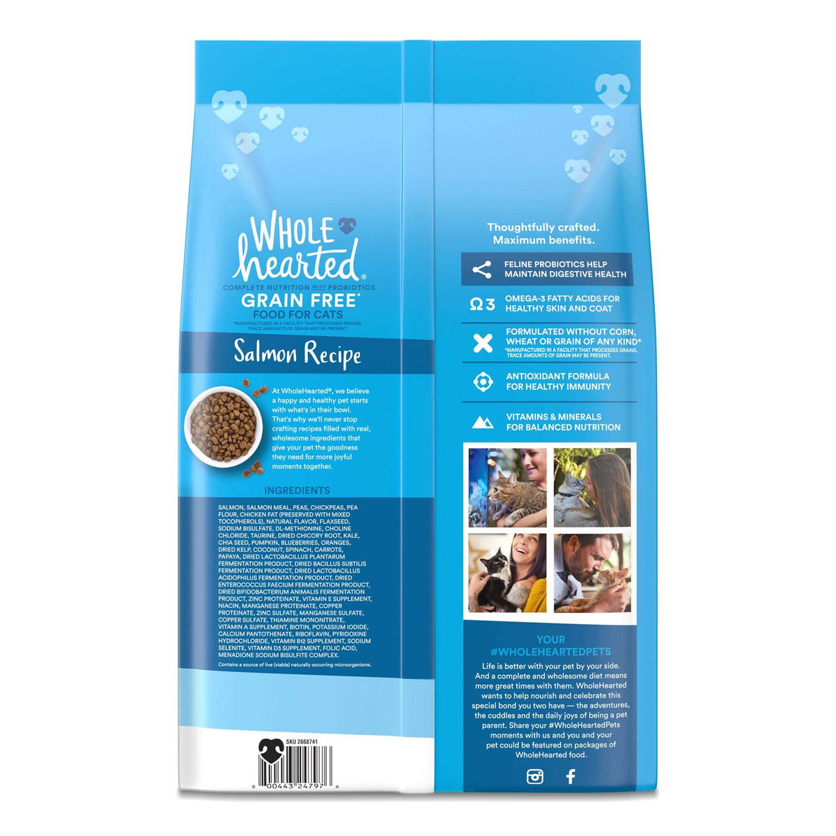Grain Free Salmon Formula Dry Cat Food P1655
