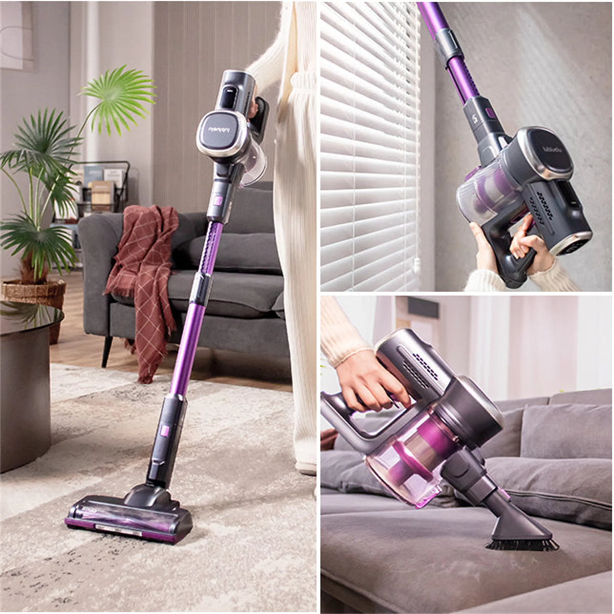 Cordless Vacuum Cleaner 6-in-1 Lightweight Stick E590