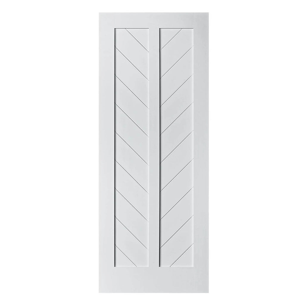 MDF Primed White Interior Barn Door Slab Z4752