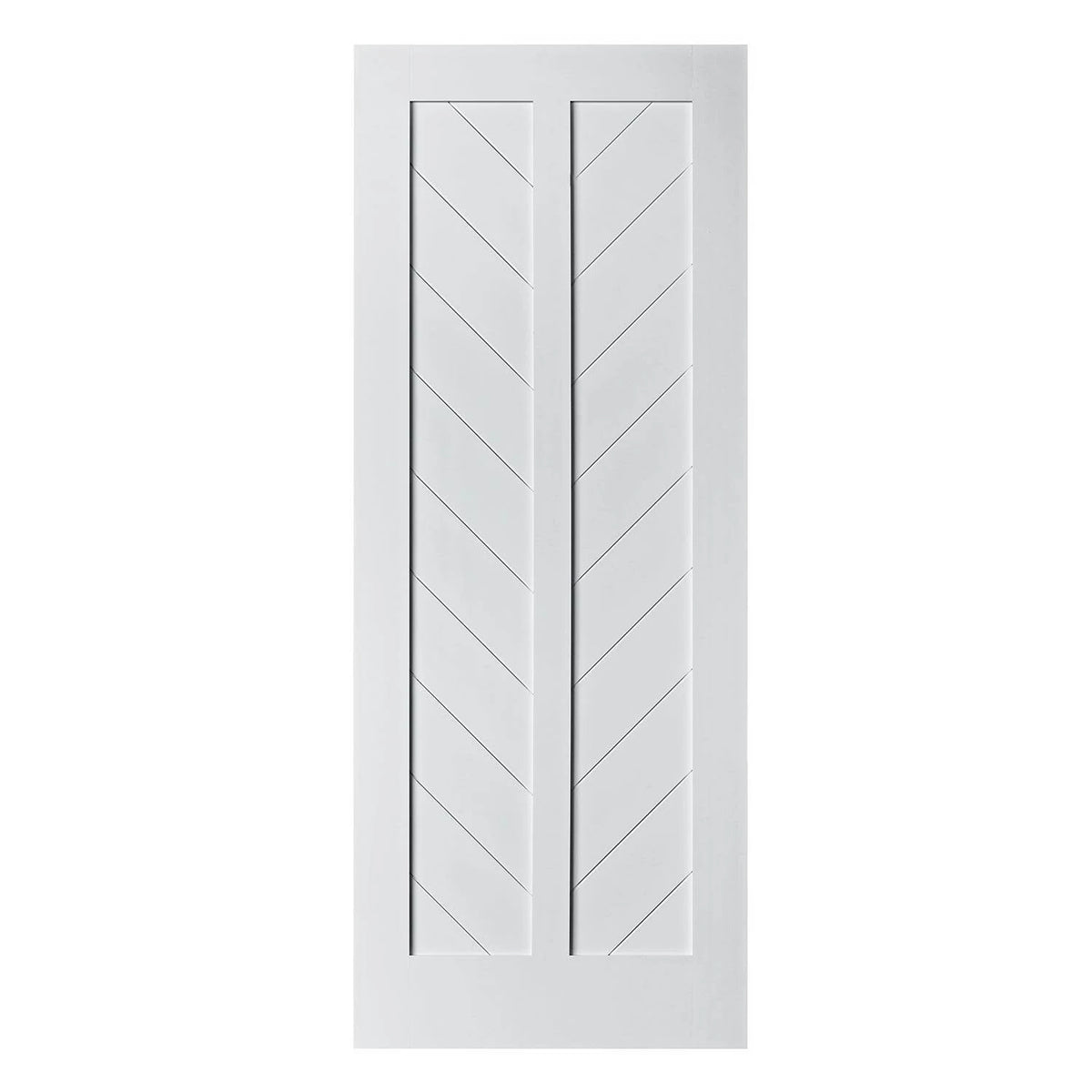 MDF Primed White Interior Barn Door Slab Z4752